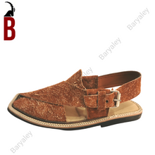 Load image into Gallery viewer, Bronze Lorum Baryaley- Kaptaan Chappal
