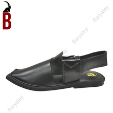Load image into Gallery viewer, Jet Black Baryaley-Charsadda Chappal