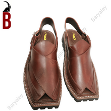 Load image into Gallery viewer, Garnet Baryaley- Kaptaan Chappal