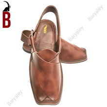 Load image into Gallery viewer, Burnt Umber Baryaley-Kaptaan Chappal