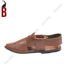 Load image into Gallery viewer, Checkered Baryaley-Charsadda Chappal
