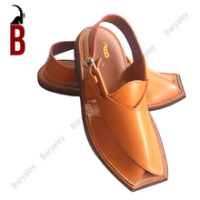 Load image into Gallery viewer, Dubailte Seamed Baryaley- Peshawari Chappal