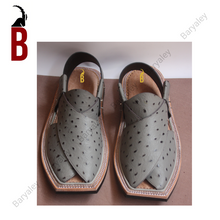 Load image into Gallery viewer, Greyish Lorum Baryaley- Peshawari Chappal