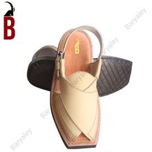 Load image into Gallery viewer, Chamoisee Baryaley- Peshawari Chappal

