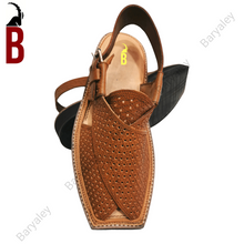 Load image into Gallery viewer, Meshwork Baryaley-Peshawari Chappal
