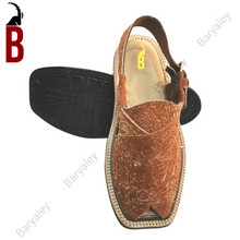Load image into Gallery viewer, Bronze Lorum Baryaley- Kaptaan Chappal
