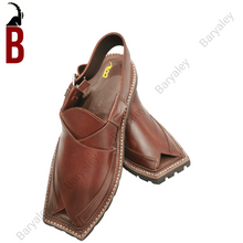 Load image into Gallery viewer, Garnet Baryaley- Kaptaan Chappal

