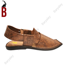 Load image into Gallery viewer, Marrone aranciato Baryaley-Charsadda Chappal

