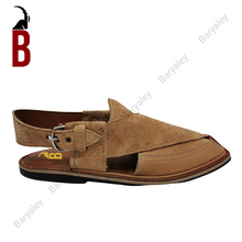 Load image into Gallery viewer, Brown Sabaro Baryaley- Charsadda  Chappal
